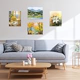 Koncci 20x25 cm Canvas Panels 12 Pack 3 mm Cotton Ready to Paint view 7