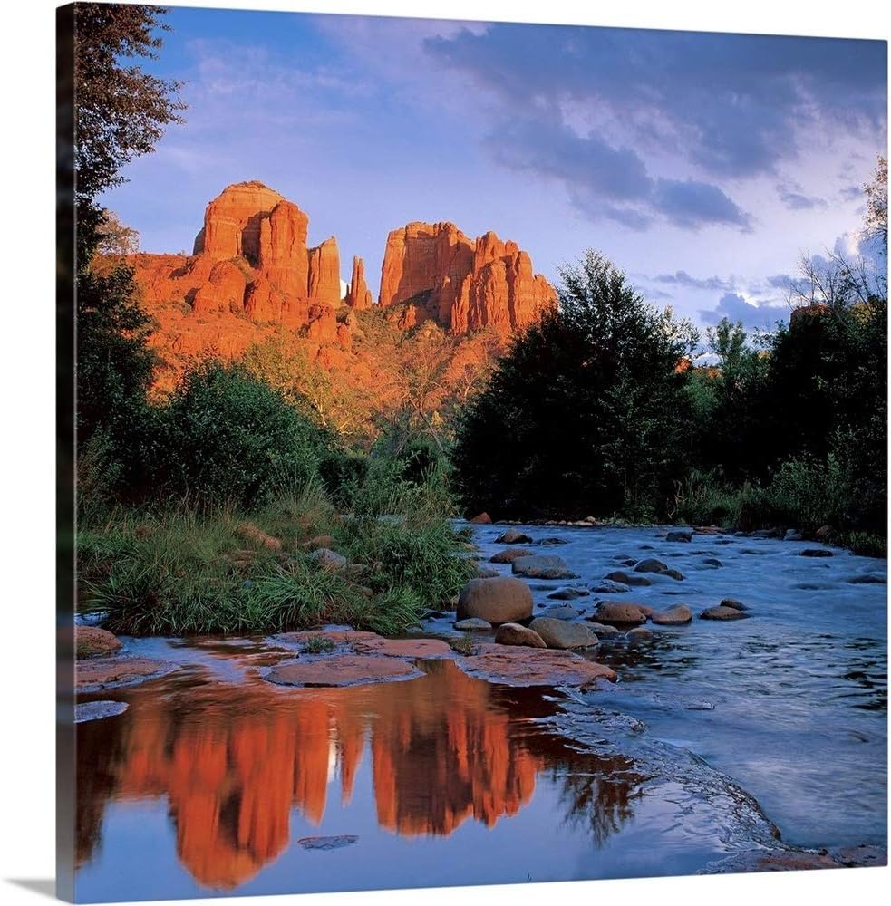 Amazon Com Sedona Canvas Wall Art Print 24 X24 X1 25 Posters Prints