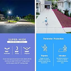 Amcrest 5MP IP PoE AI Camera w/ 49ft Color Night