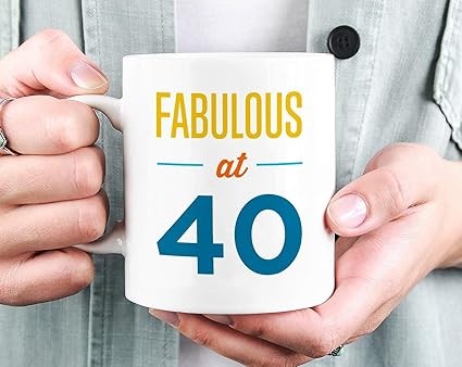 Amazon Co Jp 40歳のお誕生日マグカップ 40歳のお誕生日プレゼント 男女兼用 40歳のお誕生日 40歳のお祝い 40歳のお祝い 40歳のお誕生日パーティーギフト 11オンス ホーム キッチン