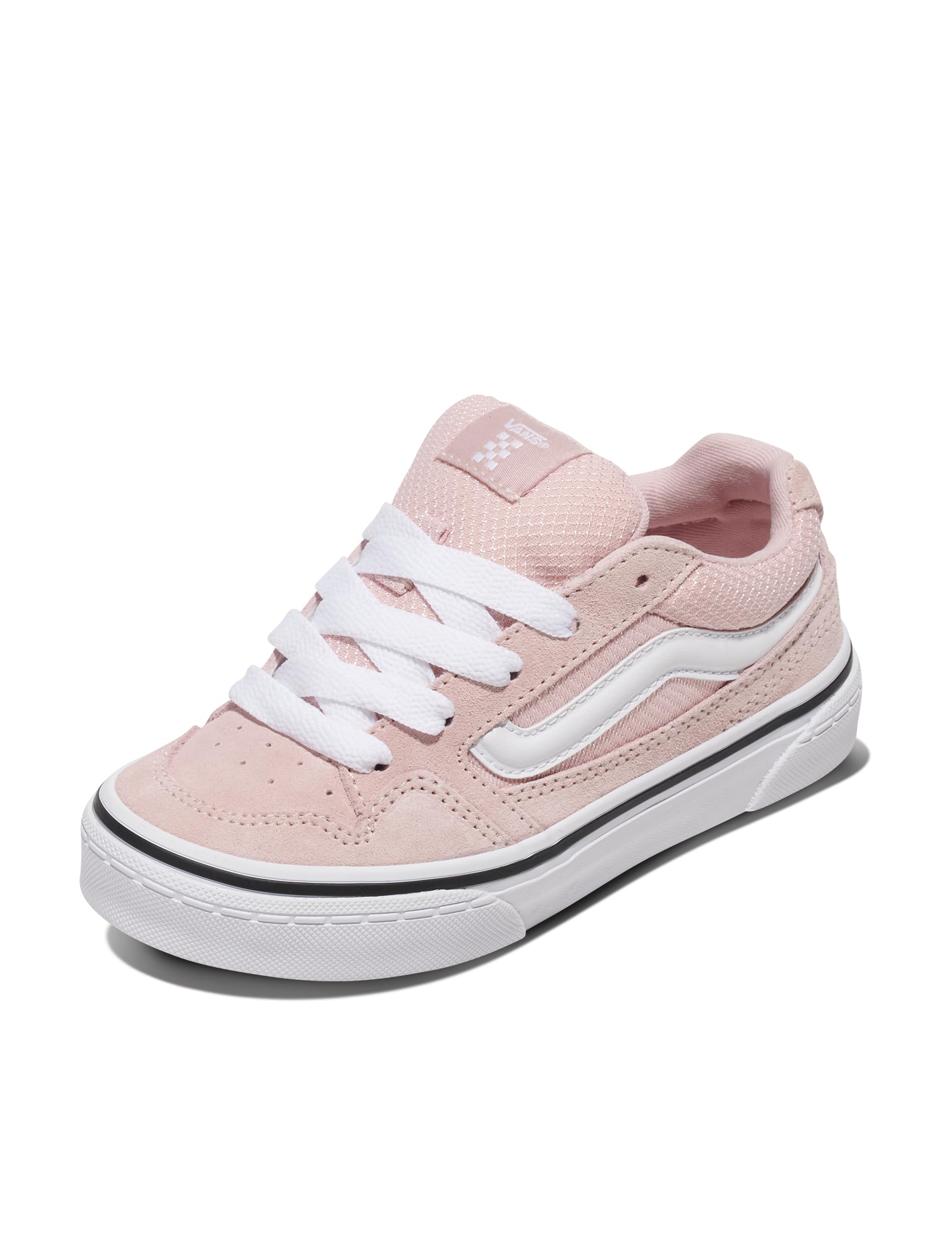 Photo 1 of Vans Missy Caldrone Shoe | Girls' Low-Top Chunky Fashion Sneakers with Retro-Inspired Style, Suede/Mesh Sepia Rose, 13