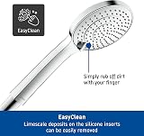 Duravit UV0650016010 Universal Shower Head Chrome EasyClean 3 Spray view 2