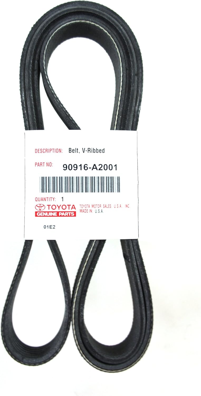 Toyota Genuine Parts 90916A2001 Alternator and Fan Belt, Alternators