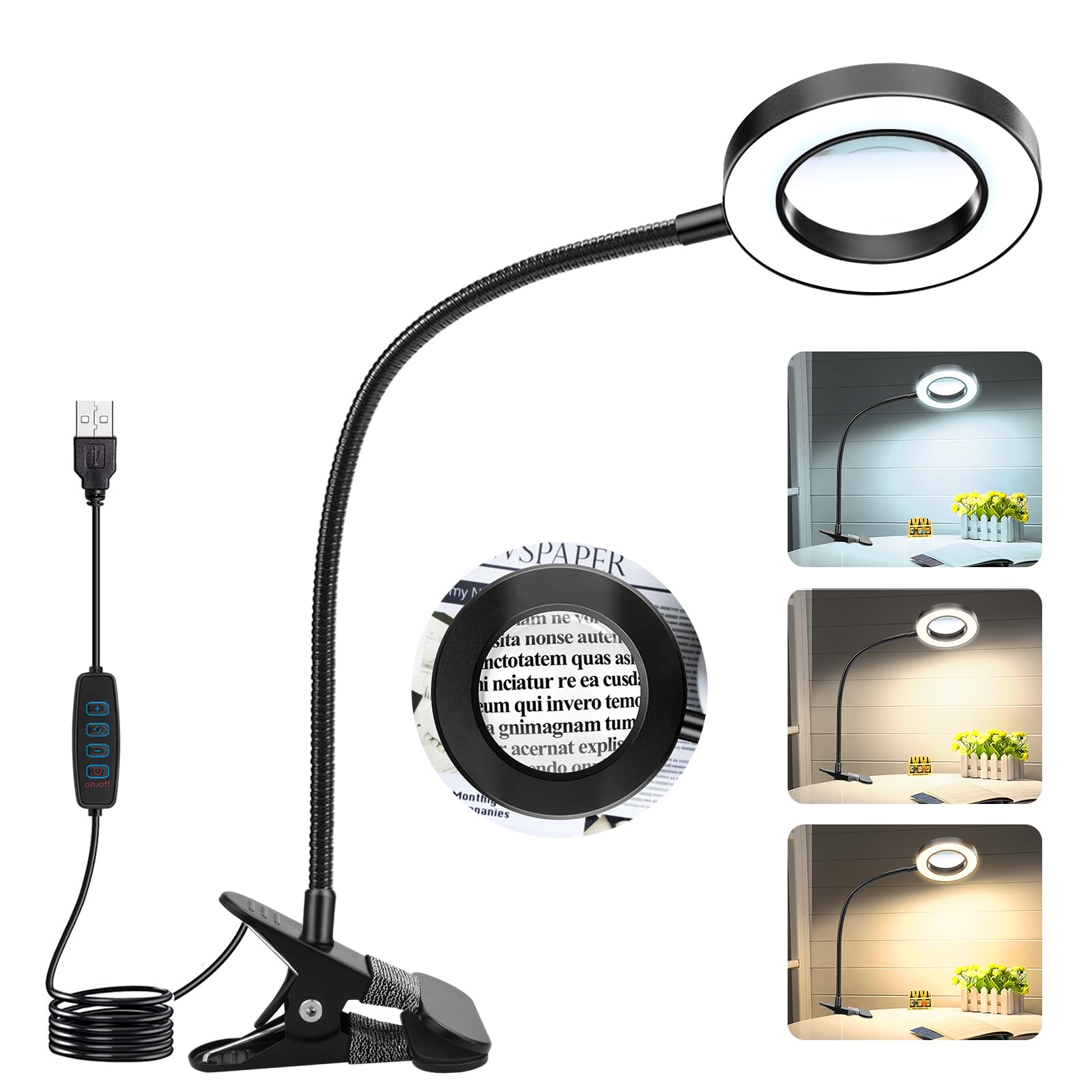Magnifying Glass Lamp