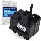 BlueStars Ultra Durable WR07X10097 12uF 250VAC Relay and Overload Assembly | Compatible with GE PFS22MBSABB PFS22MBSAWW Refrigerators - Replaces 1265640 AP4300623 PS1766101 513604045 EA1766101 AH1766101