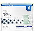 McKesson Ultra Briefs, [96 Count], Small, 22-36 in. Incontinence Adult Diapers, Heavy Absorbency, Unisex, Disposable, Elastic Leg Gathers and Contoured Fit for Men and Women