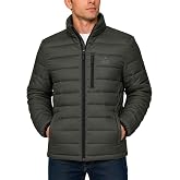 Gerry Puffer Jacket Men - Lightweight Warmth, Quilted Packable Winter Coat | Packable design, ideal for travel, commuting, and outdoor layering; zippered chest and hand pockets