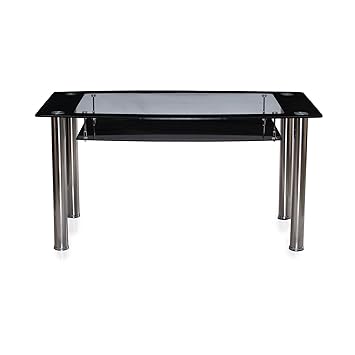 Nilkamal Jasmine Six Seater Dining Table Table Black Amazon In Home Kitchen