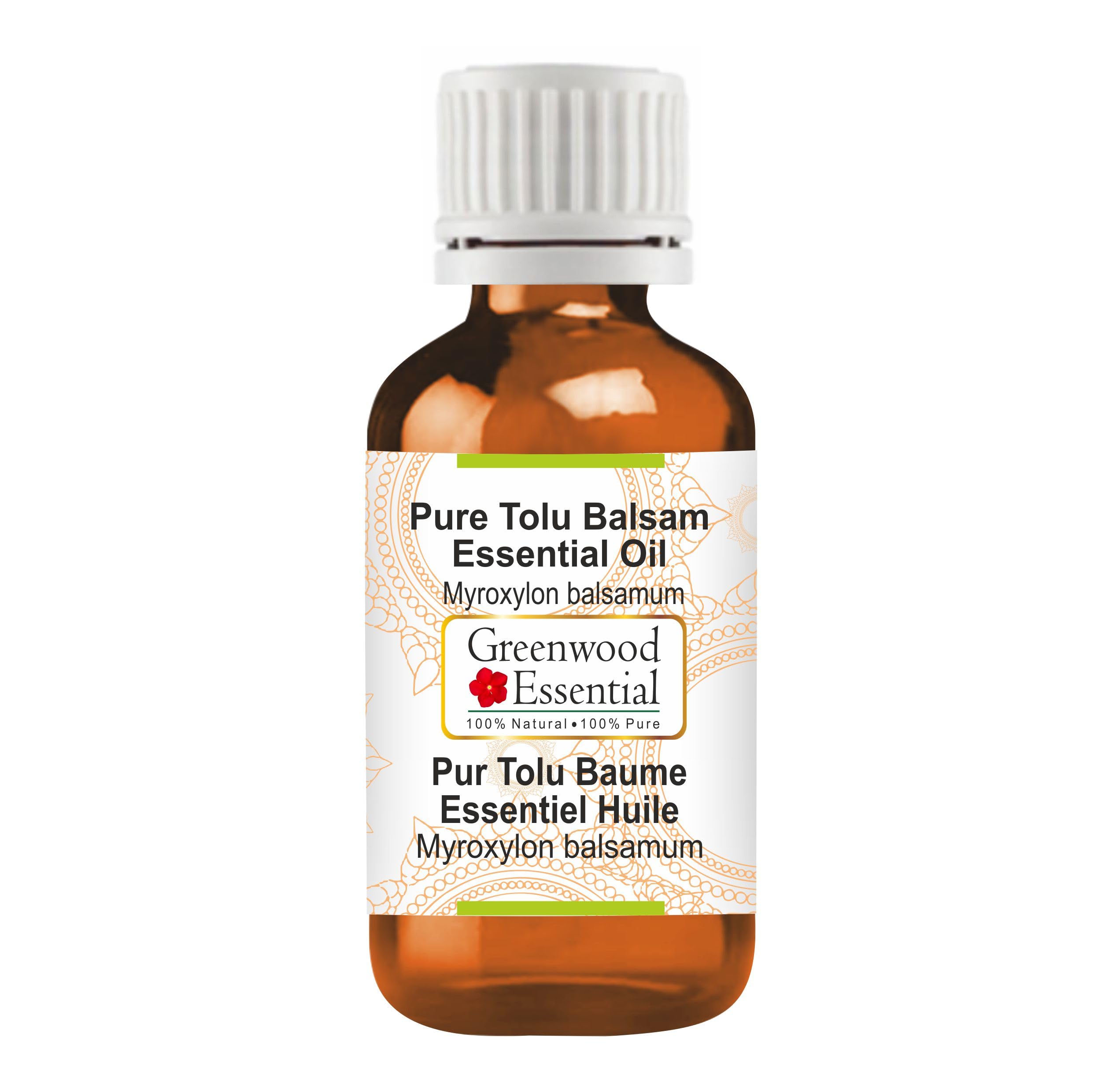 Greenwood Essential Pure Tolu Balsam Essential Oil (Myroxylon balsamum) Steam Distilled Natural Therapeutic Grade 15ml (0.50 oz)