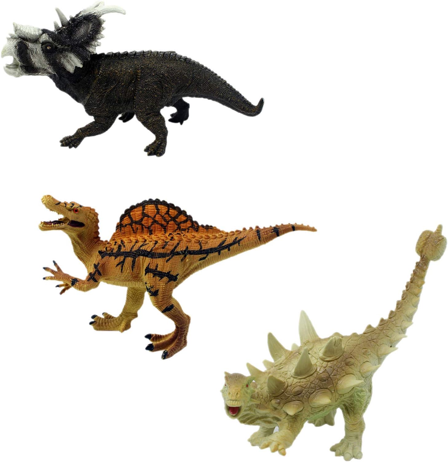 Tootpado Dinosaur Set Toys for Kids Realistic Action Figure (8 Inch) - (Pack of 3) (TNG2660)