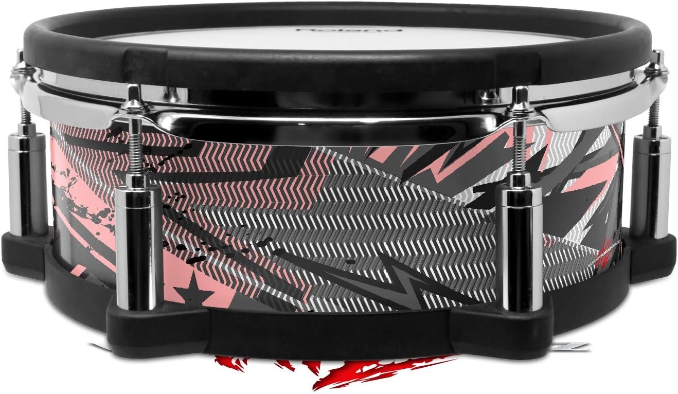 Skin Wrap Compatible with Roland PD-108 Drum Baja 0032 Pink (Drum NOT Included)