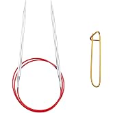 ChiaoGoo Red Lace 32-Inch, US 13 (9mm) Circular Knitting Needle | Surgical Stainless Steel, Sharp Tips, Nylon Coated, Memory-Free Steel Cable, Smooth Metal Joins, Easy-Glide, Stitch Holder
