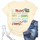 Reading Day Shirt Women Inspirational Quote Tops Teacher Shirts Teacher Gift Tees Book Lover Short Sleeve Shirt