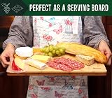 Harcas Premium Organic Bamboo Chopping Board Extra Large 45x30x2 cm view 3