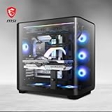 MSI MEG MAESTRO 700L PZ Mid-Tower Case E-ATX Vertical GPU Bracket USB C 20Gbps view 7