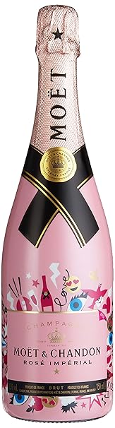 Moët & Chandon Champagne ROSÉ IMPÉRIAL Brut Emoji Edition Roséchampagner (1 x 0.75 l)