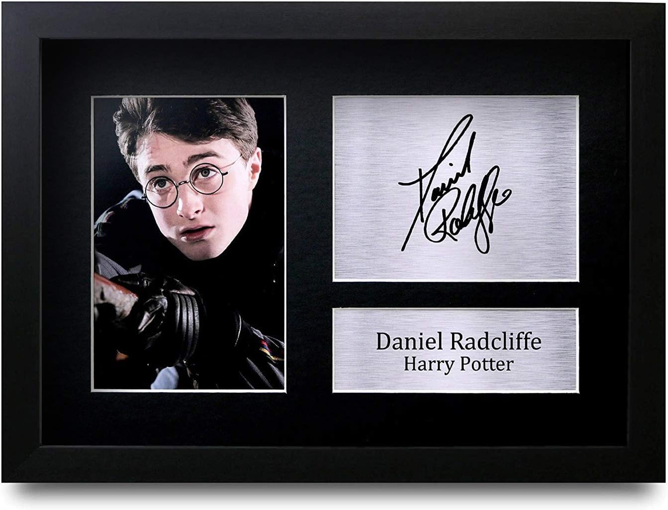 HWC Trading FR All 3 x Harry Potter Gift Signed FRAMED A4 Printed Autograph Daniel Radcliffe Emma Watson Rupert Grint Gifts Print Photo Picture Display - Image 5