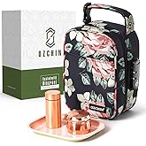 OZCHIN Large Smell Proof Bag with Combination Lock Odor Proof Lock Box Travel Storage Case Activated Charcoal Bag Great Christmas Gift