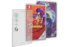 MALKO 20 Pack Video Game Protector Compatible with: Nintendo Switch Game Case & Steelbook | Clear Plastic Sleeve