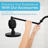 SparkPod Fixed Shower Head High Pressure Rain Brushed Nickel view 7
