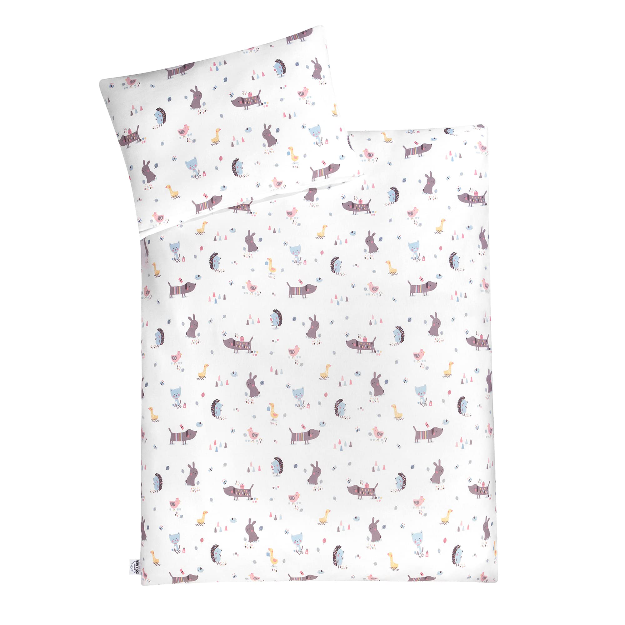 Julius Zöllner Jersey Bed Linen Heart Mint Size80x80 + 35x40 cm