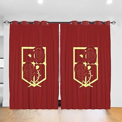 Amazon Co Jp 進撃の巨人 3 売れ行きがよい 簡単です カーテン バルコニーカーテン 部屋のカーテン 室内装飾 1級遮光 遮光窓 防寒 可愛い 昼夜目隠し 背景布 断熱 省エネ 厚手 防音 ホーム キッチン