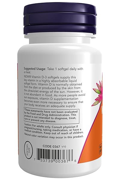 NOW FOODS – VIT D-2000IU 120 SGELS (PACK OF 3)