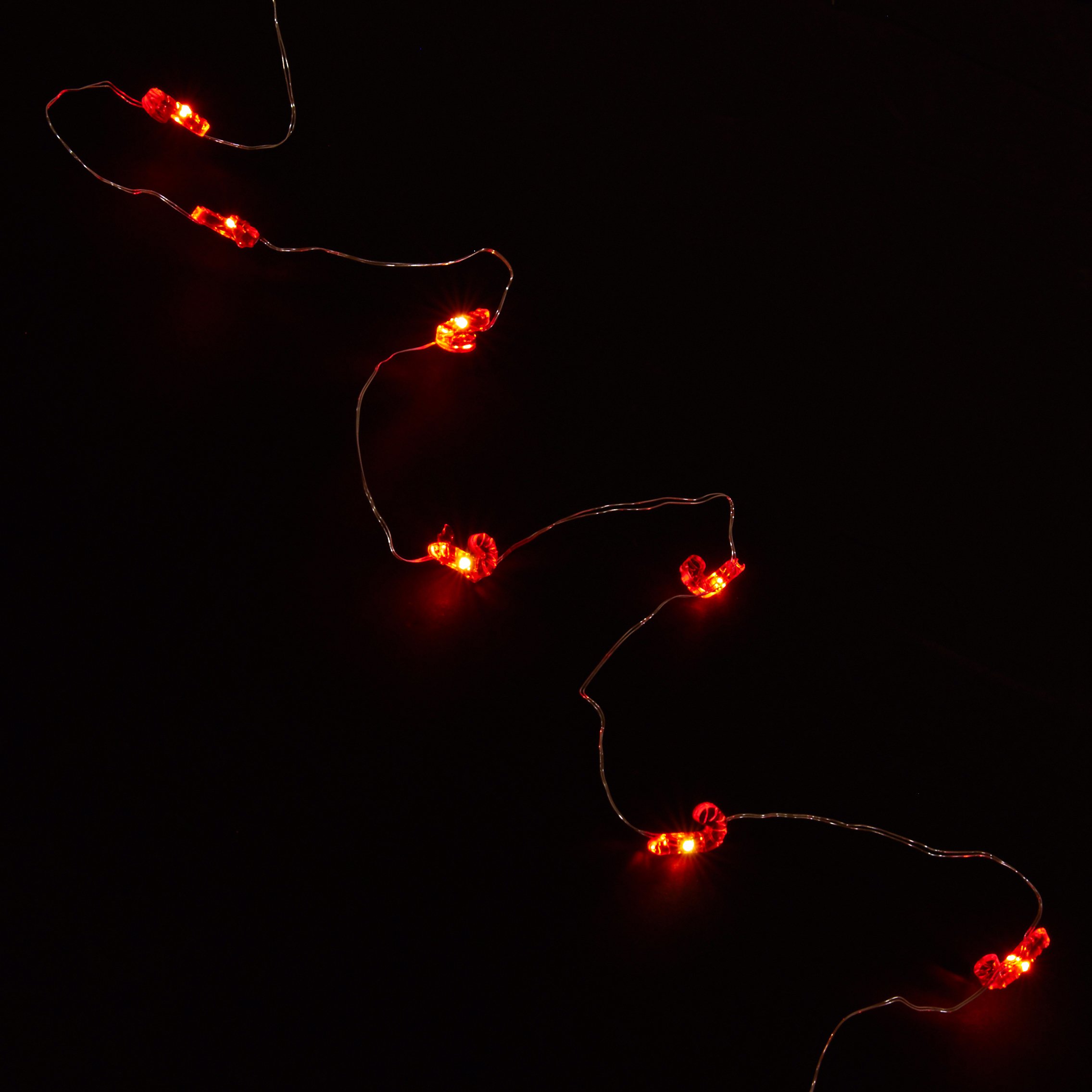 Allure Mini LED Candy Cane String Lights with Timer by Boston Warehouse
