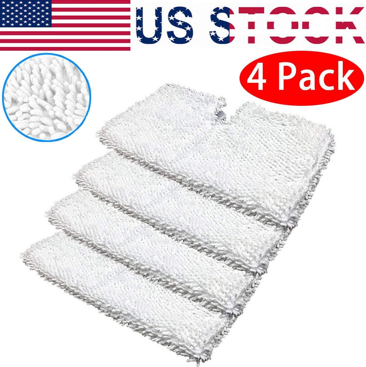 Eztronics Corp4pc Washable Replacement All Purpose Micro-Fiber Steam Pocket for Shark Steam Pocket Mop S3501, S3601, S3801, S3910