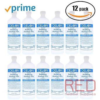 Isopropyl Rubbing Alcohol 70 U S P Solution 12 Bottles 450ml Each Amazon Ca Industrial Scientific