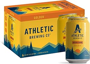 ATHLETIC BREWING CO Upside Dawn NA Golden Ale 6pk Cans, 12 FZ