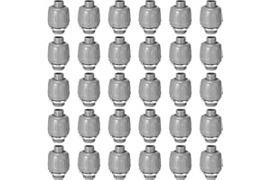 MAITYS 1/2 Inch Liquid Tight Connector PVC Electrical Conduit Fittings Straight 180 Degree Flexible Conduit Connector for Home Kitchen Bathroom Tube Tool Supplies (30 Pcs)