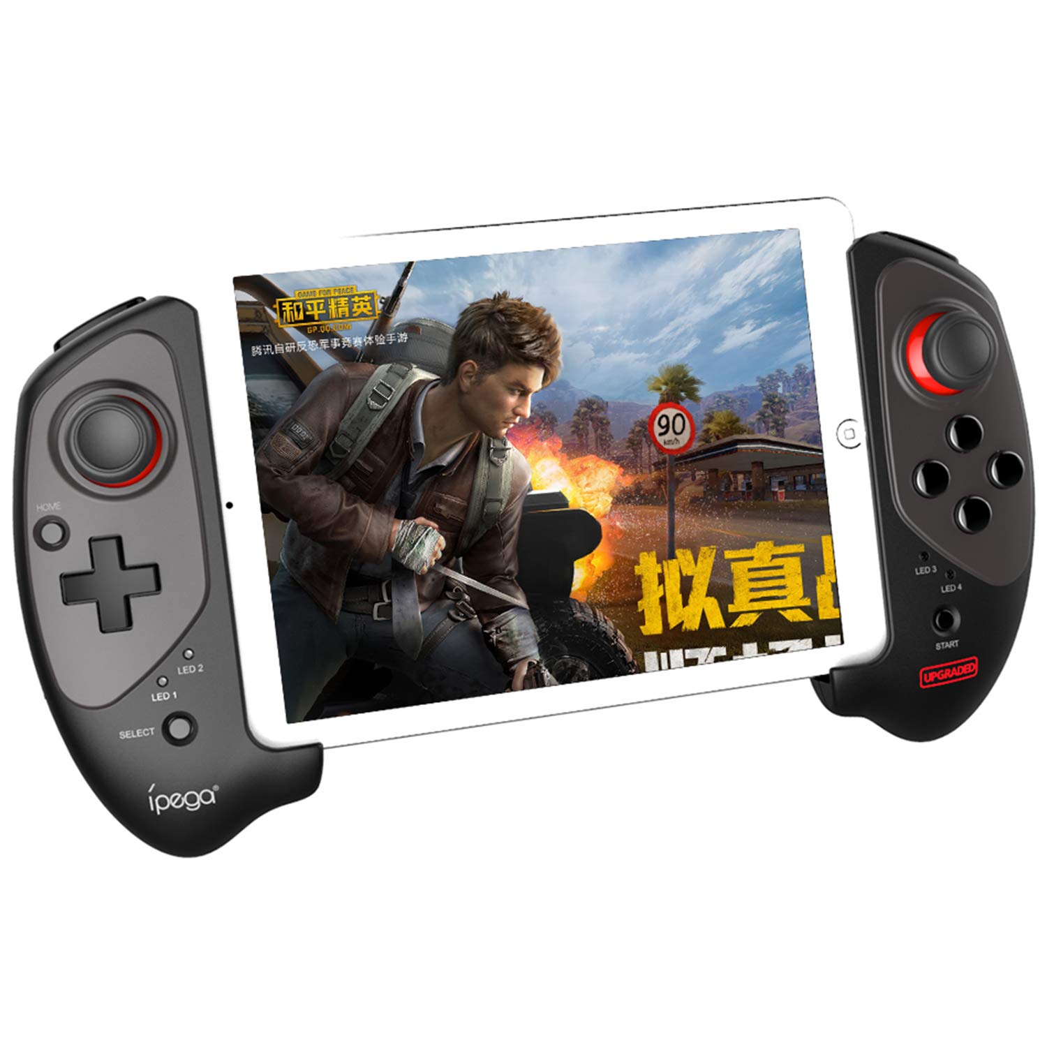 IPEGA PG-9083S Mobile Game Controller, Wireless Gamepad Gaming Trigger Game Controller Joystick Compatible with 5-10" iOS/Android Phone PC Tablet - Direct Play