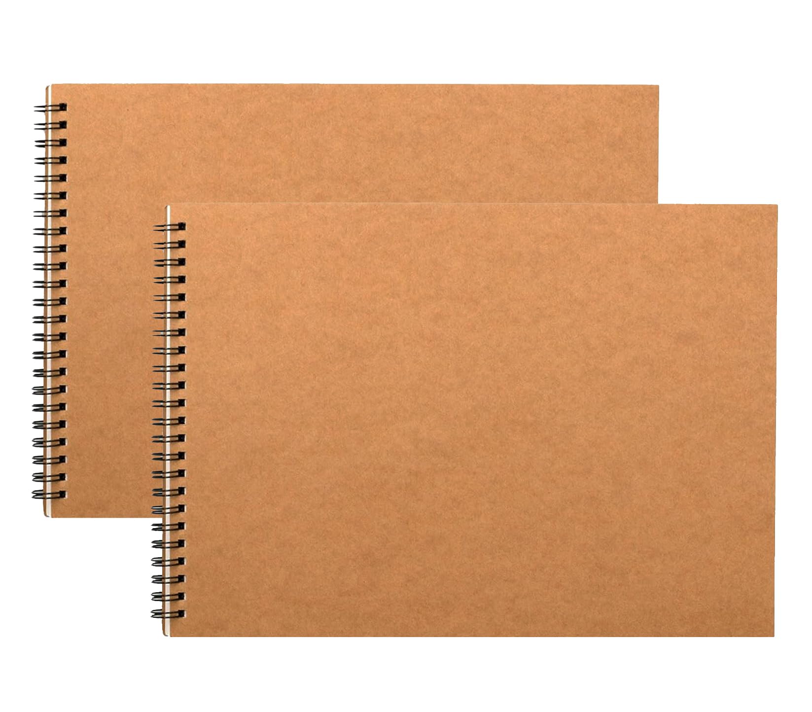 2Pack Sketchbook A3 Landscape Spiral Bound A3 Sketchbook 60 Pages of 160gsm Cartridge Paper - Hardback (A3-2Pack)