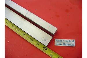 STONER METALS 2 Pieces 3/4" X 1-1/4" Aluminum 6061 Flat BAR 12" Long .750" Solid Mill Stock