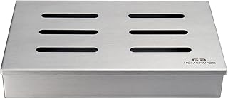 G.a HOMEFAVOR Räucherbox Smoker für Gas- und Holzkohlegrills