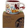 Starbucks You Are Here Series Spain Ceramic Demitasse Ornament Mug, 2 Oz