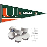 Hurricanes Pennant Flag and Wall Tack Mount Pads