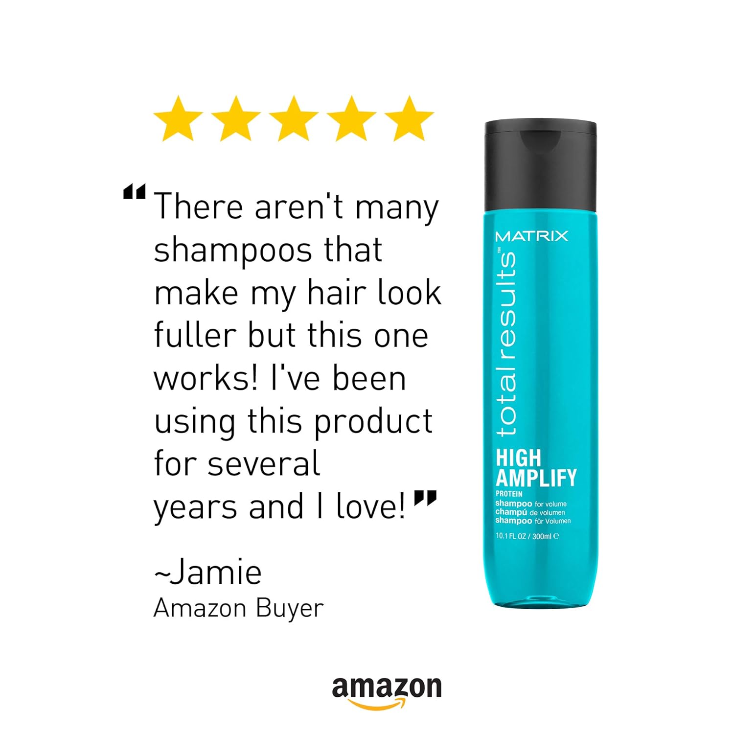 MATRIX Total Results High Amplify Volumizing Shampoo | Instant Lift & Lasting Volume | Silicone-Free | For Fine Hair | 10.1 Fl. Oz.: Premium Beauty