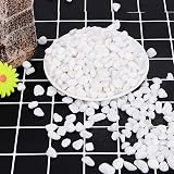 Hisredsun White Decorative Stones 3.96 lb 0.23-0.35in Natural Gravel Rocks view 3