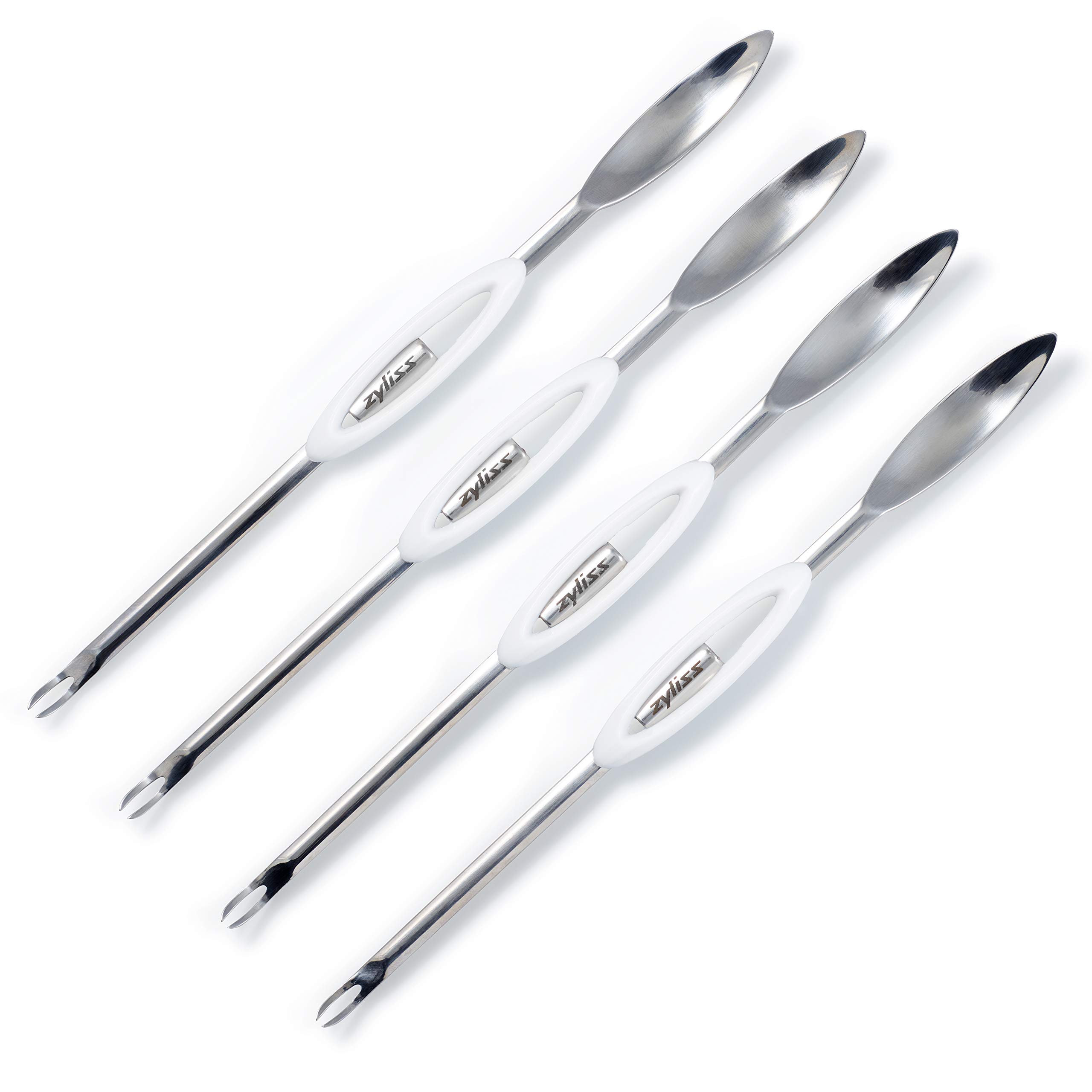 Zyliss E910042 Seafood Picks, 29cm/11.5in, Plastic/Stainless Steel, Mess Free Picks for Lobster/Crab Claw Meat, Dishwasher Safe