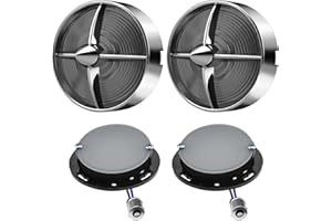 BOSYCY Motorcycle 1156 LED Turn Signals With 3 1/4" Front Amber Light Smoke Lens Covers 2 Pack, Retro Turning Lamp Universal Fit Harley Softail Road King Street Glide Sportster Fatboy Deluxe Bikes