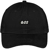 Trendy Apparel Shop Ass Embroidered Adjustable Cotton Cap Dad Hat
