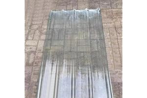 Corrugated Roofing Sheets,Clear Roof Sheet,4/6/8/10/13/15/16/20 Pcs Roof Panels,Weatherproof Impact Resistance Roofing Tiles,