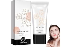 Korean Cc Cream With Spf 50 For Older Women,Skin Tone Adjusting Cc Cream Spf 50,Self Adjusting Foundation For Mature Skin,Ful