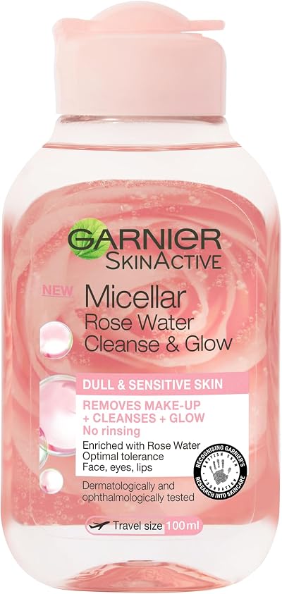 Garnier Micellar Rose Cleansing Water 100 ml Make-Up Remover & Cleanser