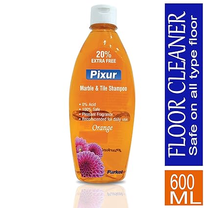 Pixur Marble Tile Shampoo Orange 600 Ml Floor Cleaner Liquid