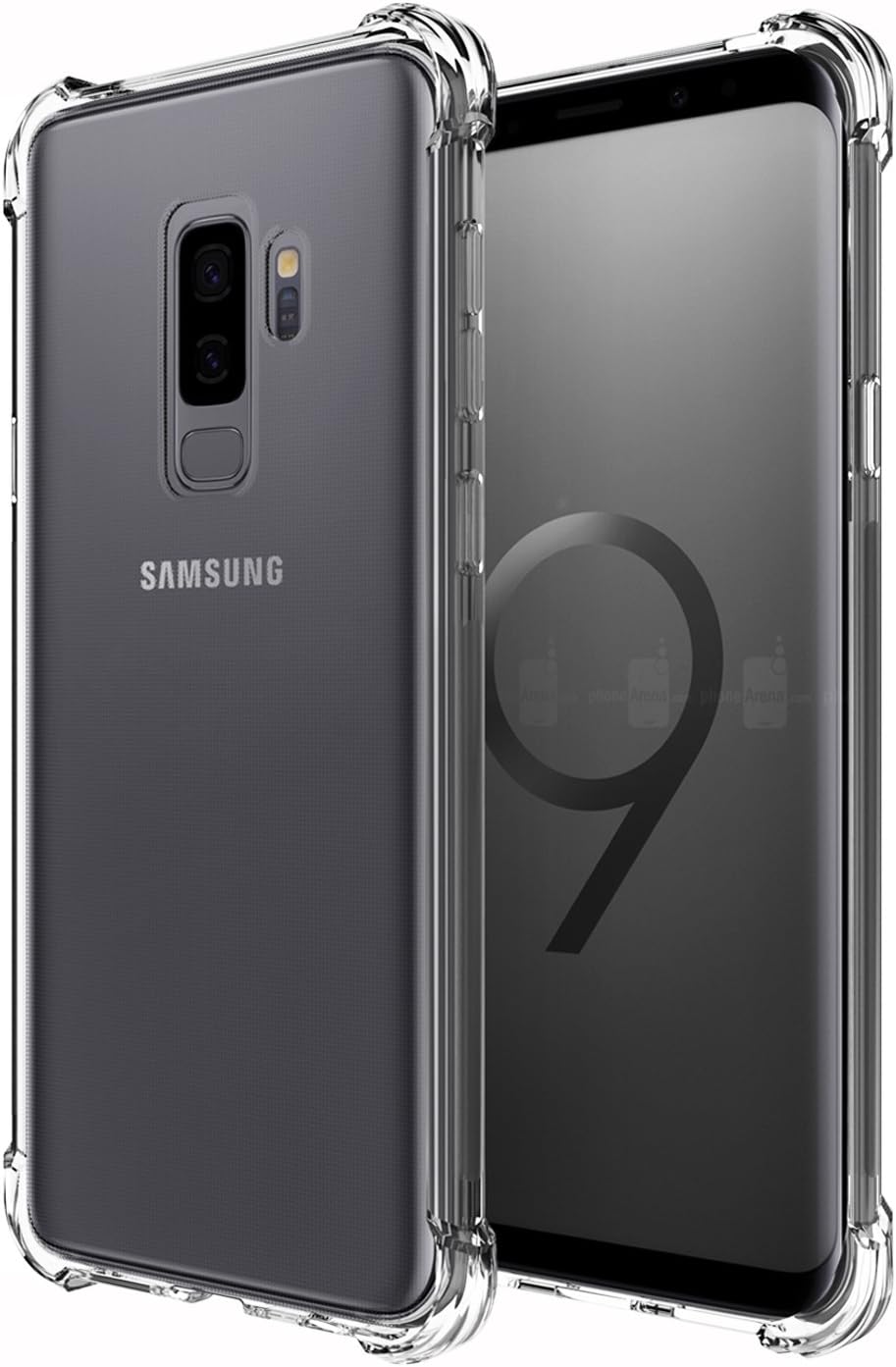 Galaxy S9 Plus Case, URMax [Slim Thin] Anti-Scratches TPU Gel Premium Slim Flexible Soft Bumper Rubber Protective Case Cover for Samsung Galaxy S9 Plus - (Clear)
