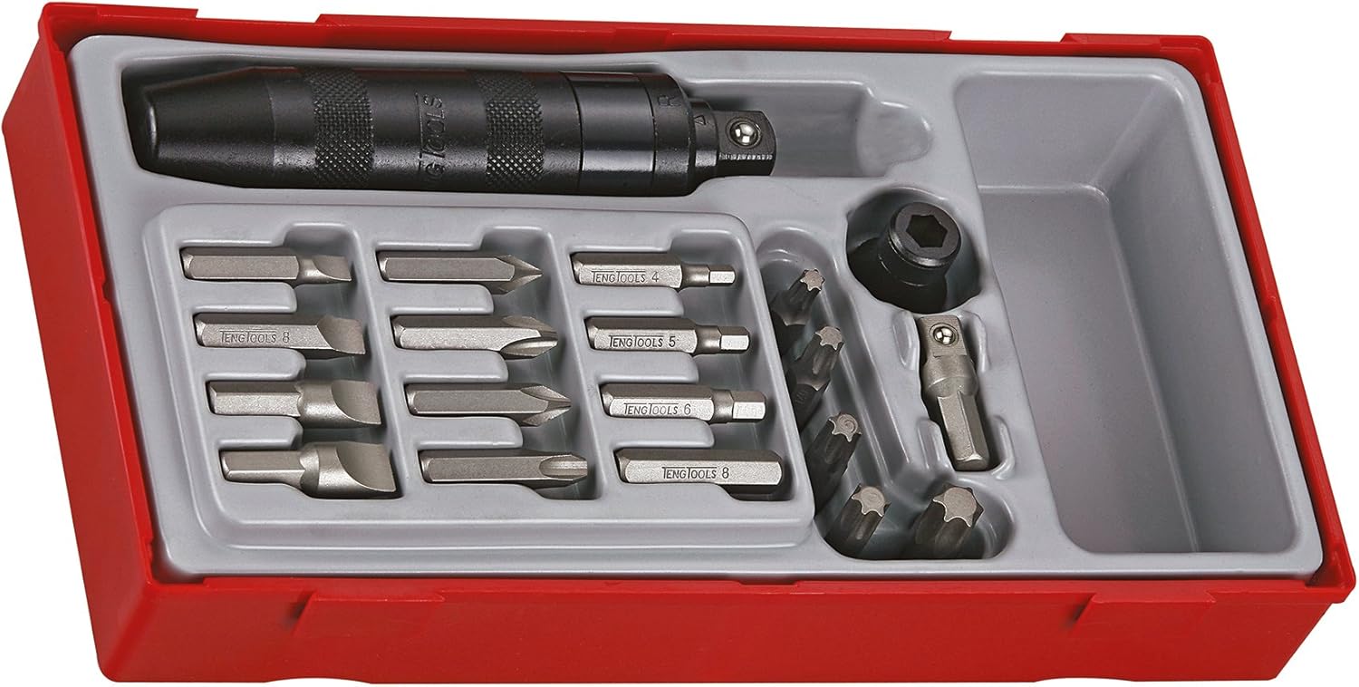 Teng TTID20 40910 Ind Impact Driver Set Drive, Variety Pack