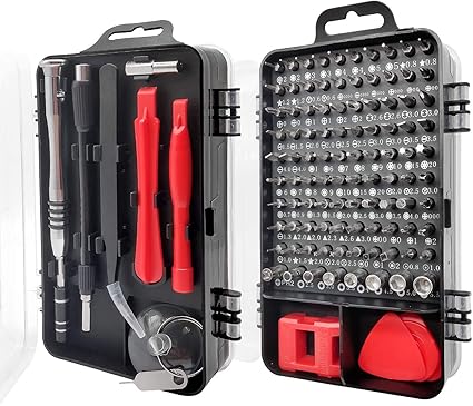 Farraige Latest PC Repair Screwdriver Set, 110 in 1 Professional Precision Screwdriver Set, Multi-Function Magnetic Repair Computer Tool Kit Compatible with Mobiles/Tablets/Glasses/Laptop/PC etc